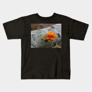 Orange Fungus Kids T-Shirt